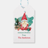 メリークリスマス格言 パーソナライズされた ギフトタグ (正面)