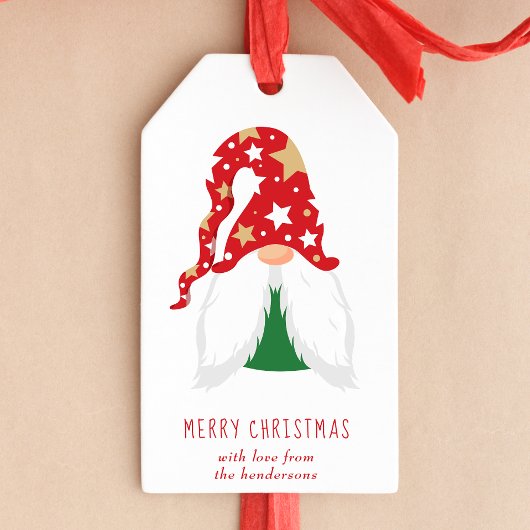 メリークリスマス格言 パーソナライズされた ギフトタグ