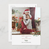 メリークリスマス植物写真 シーズンポストカード (正面/裏面)