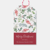メリークリスマス植物学 ギフトタグ (裏面)