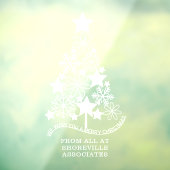 メリークリスマス様式ツリーカスタム ウィンドウサイン (シート3)