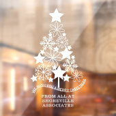 メリークリスマス様式ツリーカスタム ウィンドウサイン (シート2)