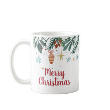 メリークリスマス水彩クリスマスツリーギフトTa