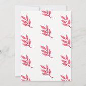 メリークリスマス水彩ポインセ絵を描チア シーズンカード (裏面)