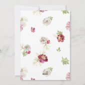 メリークリスマス水彩花 シーズンカード (裏面)