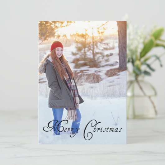 メリークリスマス水玉模様 シーズンカード (スタンド正面)