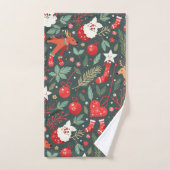 メリークリスマス泣き声 バスタオルセット (ハンドタオル)