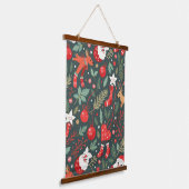 メリークリスマス泣き声 吊り下げ型タペストリー (傾斜あり)