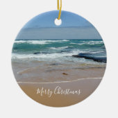 メリークリスマス海波周セラミックオーナメント セラミックオーナメント (正面)