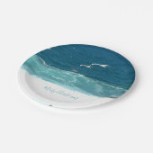 メリークリスマス海波紙プレート ペーパープレート (アングル)