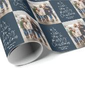 メリークリスマス海軍の休日の写真 ラッピングペーパー (ロールコーナー)