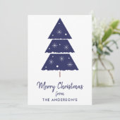 メリークリスマス海軍クリスマスツリーの雪 シーズンカード (スタンド正面)