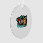 メリークリスマス牛 オーナメント (正面)