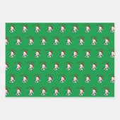 メリークリスマス牛 ラッピングペーパーシート (正面3)