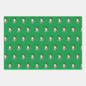 メリークリスマス牛 ラッピングペーパーシート (正面)