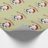 メリークリスマス牛 ラッピングペーパー (角)