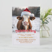 メリークリスマス牛 招待状 (スタンド正面)