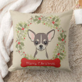 メリークリスマス犬の品種 クッション (ブランケット)