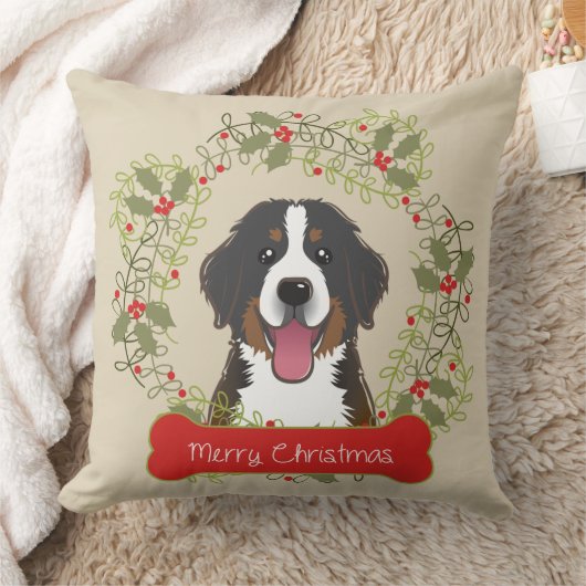 メリークリスマス犬の品種 クッション (ブランケット)