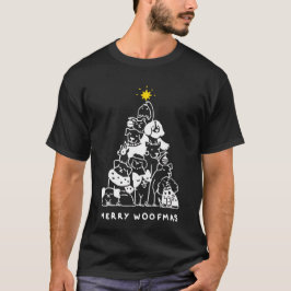 メリークリスマス犬の贈り物が大好き Tシャツ