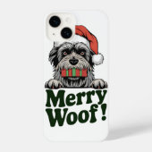 メリークリスマス犬 iPhoneケース (裏面)