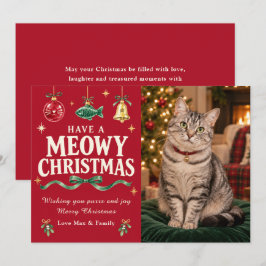 メリークリスマス猫の写真 シーズンカード