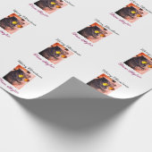 メリークリスマス猫の犬のペット動物の愛写真 ラッピングペーパー (角)