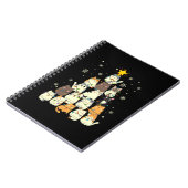 メリークリスマス猫クリスマスツリー ノートブック (左側)