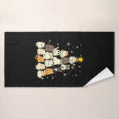 メリークリスマス猫クリスマスツリー バスタオル (バスタオル)