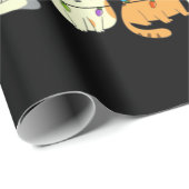 メリークリスマス猫クリスマスツリー ラッピングペーパー (ロールコーナー)