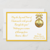 メリークリスマス猫フォトシーズンのご挨拶 シーズンカード (裏面)