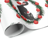 メリークリスマス猫好き ラッピングペーパー (ロールコーナー)