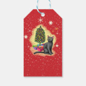 メリークリスマス猫 ギフトタグ (裏面)