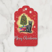 メリークリスマス猫 ギフトタグ (裏面)