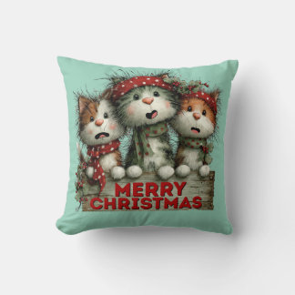 メリークリスマス猫 クッション