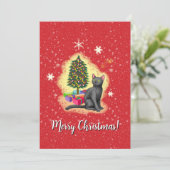 メリークリスマス猫 シーズンカード (スタンド正面)