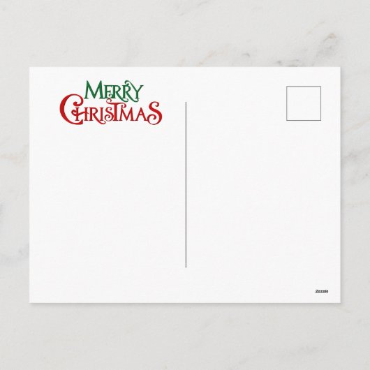 メリークリスマス猫 シーズンポストカード (裏面)