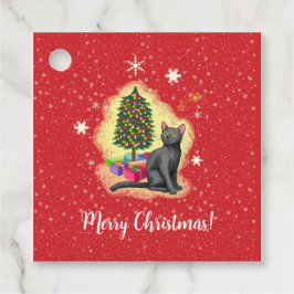 メリークリスマス猫 フェイバータグ