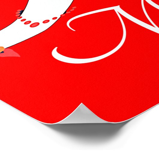 メリークリスマス猫 ポスター (角)