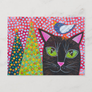 メリークリスマス猫 ポストカード