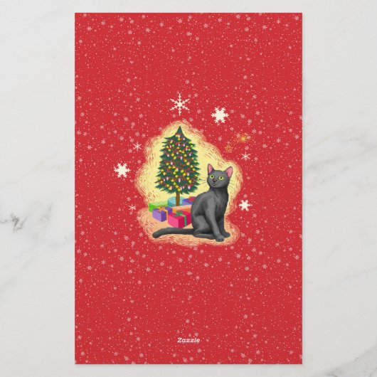 メリークリスマス猫 便箋 (裏面)