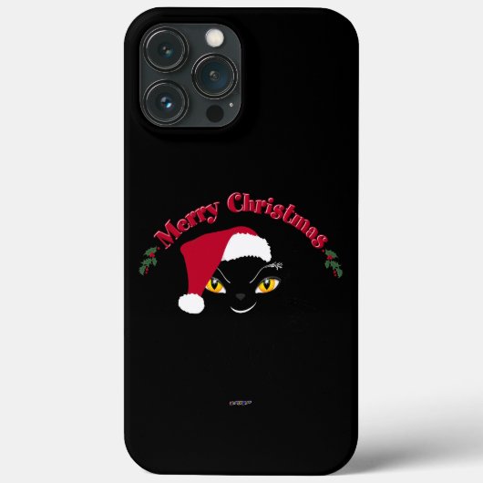 メリークリスマス猫 Case-Mate iPhoneケース (裏面)