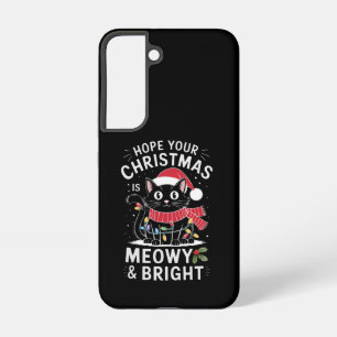 メリークリスマス猫 SAMSUNG GALAXY S22ケース