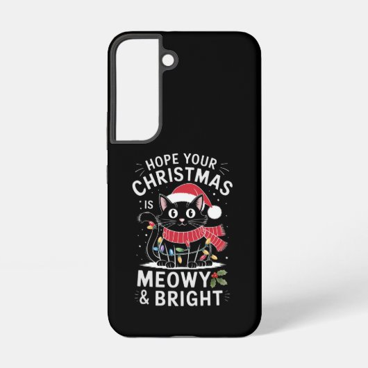 メリークリスマス猫 SAMSUNG GALAXYケース (裏面)