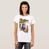 メリークリスマス猫 Tシャツ (正面フル)