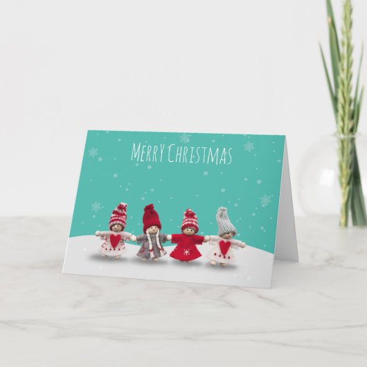 メリークリスマス男子学生の社交クラブ シーズンカード (正面)