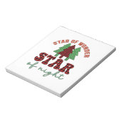 メリークリスマス疑問に思星星 ノートパッド (回転)