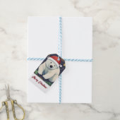 メリークリスマス白熊 ギフトタグ (より糸付き)