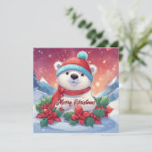 メリークリスマス白熊 シーズンカード (スタンド正面)