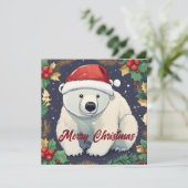 メリークリスマス白熊 シーズンカード (スタンド正面)